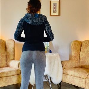 Blue and white Lululemon Scuba Hoodie